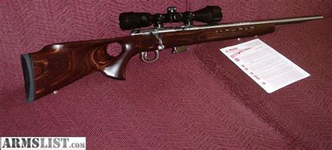 Armslist For Saletrade Savage Model 93 Btvs 22 Wmr Riflestainless