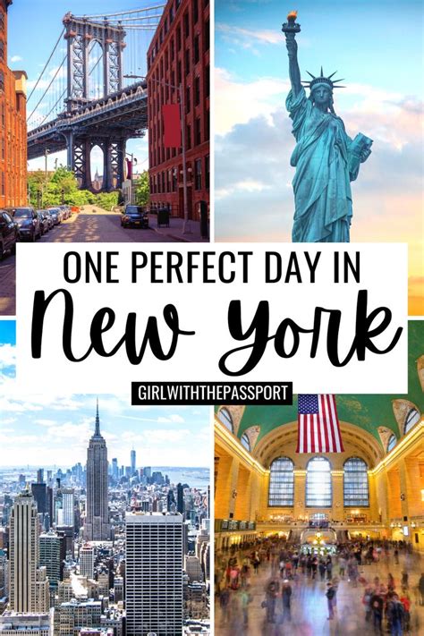 One Day In New York City Itinerary New York Day Trip Day Trip To Nyc