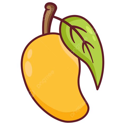 Cartoon Mango Clipart Hd PNG Mango Vector Cartoon Illustration Mango
