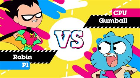 Teen Titans Go Super Disc Duel 2 Robin Lays The Smackdown On Gumball