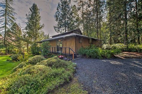 Sequim lavender will lull you to sleep in the king bed. NEW! Sequim Bay Garden-View Cabin w/Expansive Deck UPDATED ...