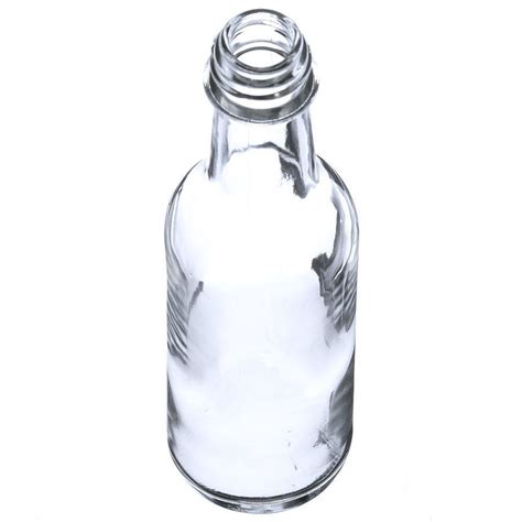 5 Oz Clear Glass Woozy Bottle 24 414 Neck Finish 490 Gpi Round Base Tricorbraun Canada