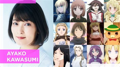 Ayako Kawasumi 川澄 綾子 Top Same Voice Characters Roles Youtube
