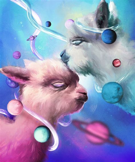 Space Love The Message The Title Colors Emotions Cute Animals