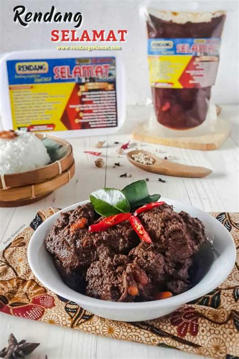 Sangat rugi sekali kalau tidak mencoba. Jual rendang kemasan paling enak | Rendang Selamat ...