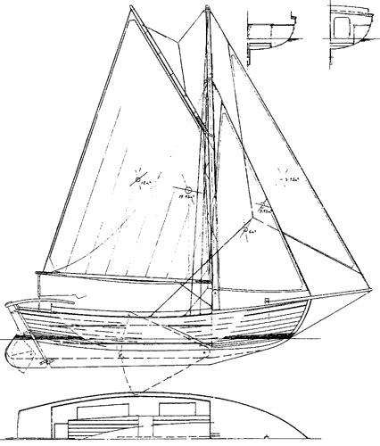 Holy Boat Here Small Gaff Rigged Sailboat Plans