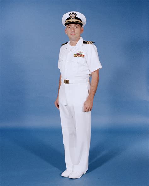 Navy Uniforms Mens Summer White Officer 1984 Uniform Regulations