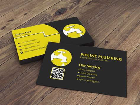 Plumber Business Card Template