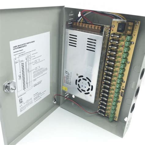 Power Supply Distribution Box Compact Size 12v Dc 16 Channels High
