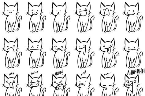 Cat Expressions By Styrecat On Deviantart