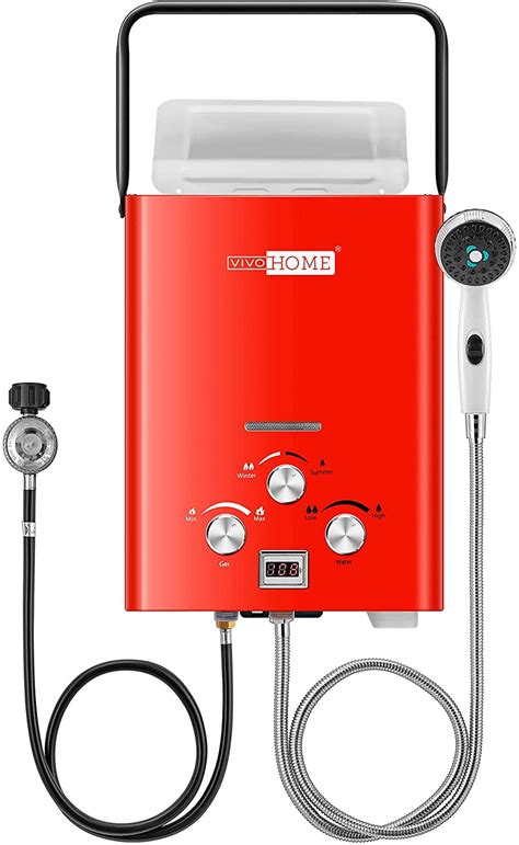 Vivohome Outdoor Portable Water Heater 16gpm 6l Propane Gas Tankless