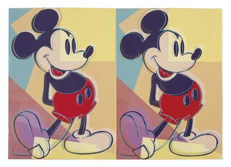 Andy Warhol 1928 1987 Double Mickey Mouse Christies