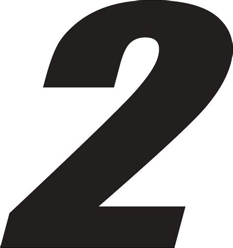 Number 2 Png Images Transparent Background Png Play