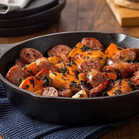 Johnsonville apple chicken sausage sweet and sour stir fryjohnsonville sausage. Chicken & Apple Sausage with Sweet Potato Recipe | Yummly ...