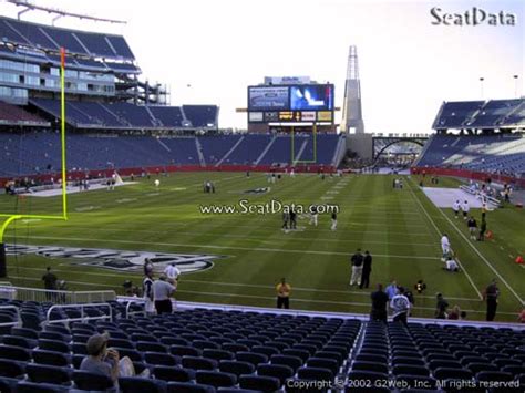 Seat View From Section 119 At Gillette Stadium New England Patriots