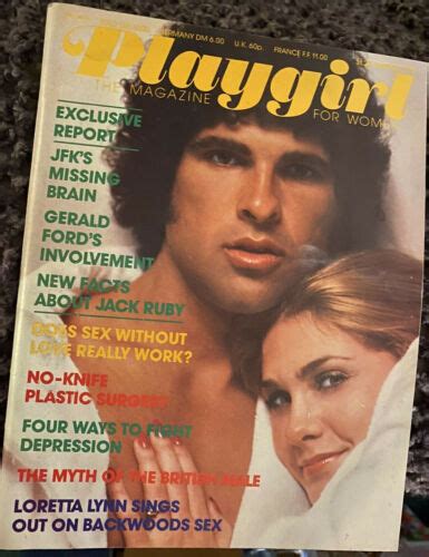VTG PLAYGIRL MAGAZINE Aug 1975 Poster Attached AL HORNSBY HOTTIE