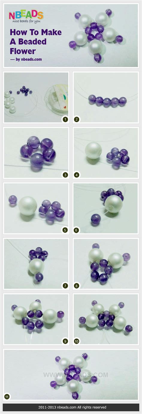 How To Make A Beaded Flower Pictures Photos And Images For Facebook