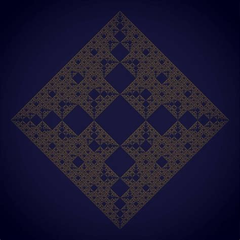 Square Sierpinski Gasket 1080 X 1080 Geometryisneat