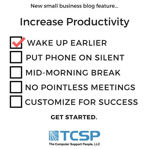 Productivity metrics are not limited only to measuring the time an employee spends on a task or project. Productivity: 5 Tips for business owners looking to be ...