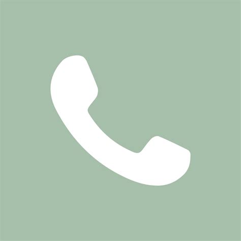 Phone icon ios14 aesthetic | Iphone design, Phone icon, App