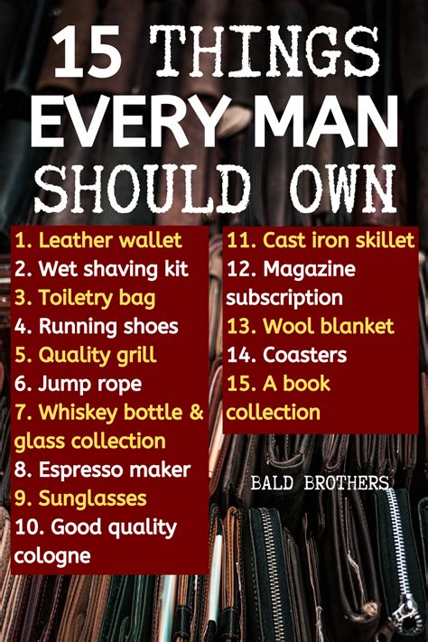15 Things Every Man Should Own That Are Real Epic Man Every Man