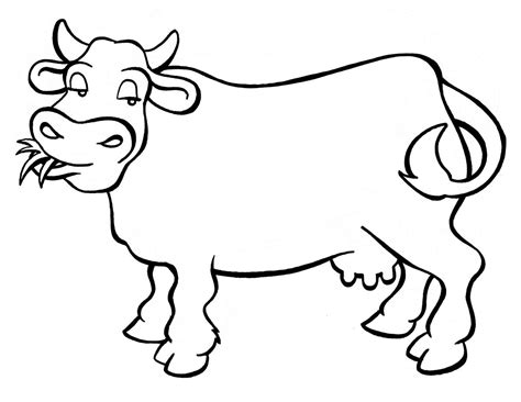 10 Dibujo De Vaca Para Colorear