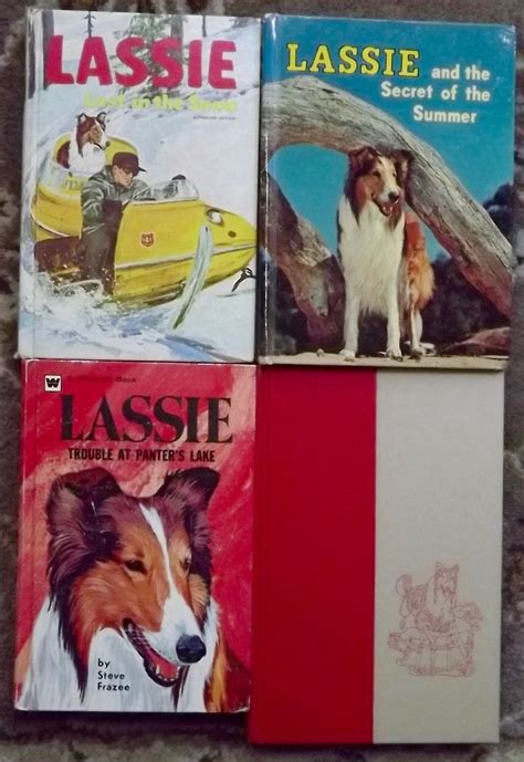 4 Books Lassie Come Home Lassie And The Secret Of The Summer Etsy