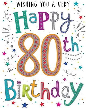 Amazon Com Modern Milestone Age Happy Birthday Card Th X Inches Regal Publishing