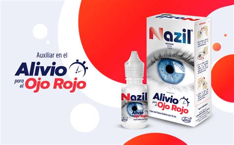 Nazil Ofteno Gotas Ml Alivio R Pido Del Ojo Rojo Amazon Mx