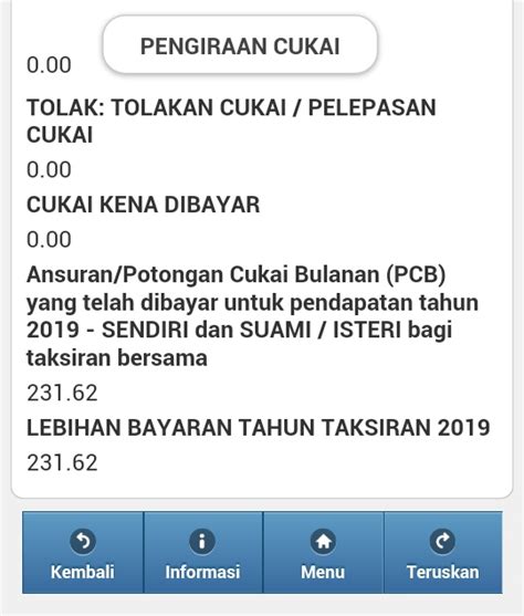 Penyata bayaran pcb tahunan bagi: Life Begins at Forty: Bayaran Balik Cukai Terlebih Bayar