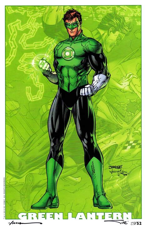 Green Lantern By Jim Lee Green Lantern Hal Jordan Dc