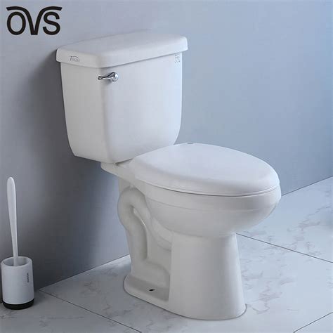 Ovs Modern Hotel Chinese Bathroom Wash Down Toilet Two Pieces Water Closet Ceramic Toilet