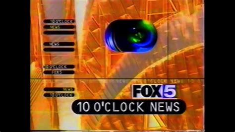 Fox 5 News At 10 Open May 4 1998 Youtube