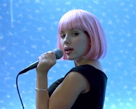 Scarlett Johansson Pink Hair Movie