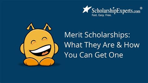 Merit Scholarships What They Are And How You Can Get One Youtube