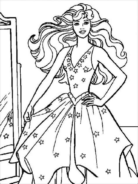Barbie Coloring Pages Coloring Pages To Print
