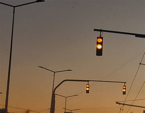Sunset Car Ride City Aesthetic Traffic Lights In 2022 Lights Traffic