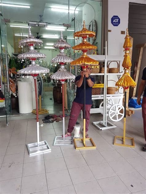 Maybe you would like to learn more about one of these? Payung bali hiasan pelamin sewa- GOLD - Your DIY Project ...
