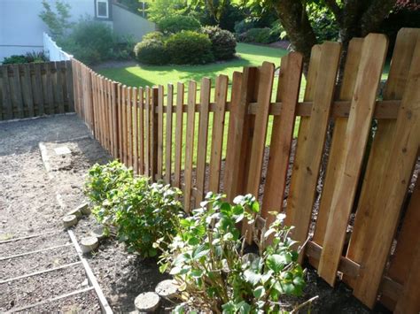 Instructions To Build Fences On A Slope Backyard Fences Sloped Yard