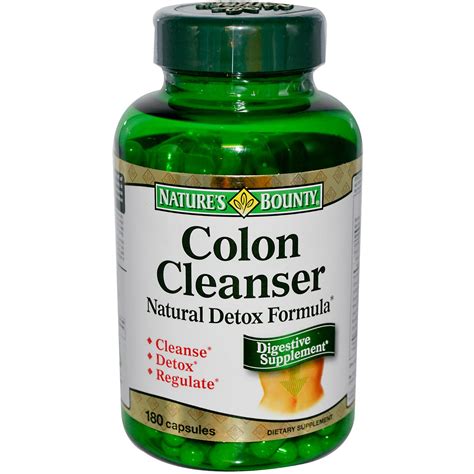 nature s bounty colon cleanser natural detox formula 180 capsules iherb