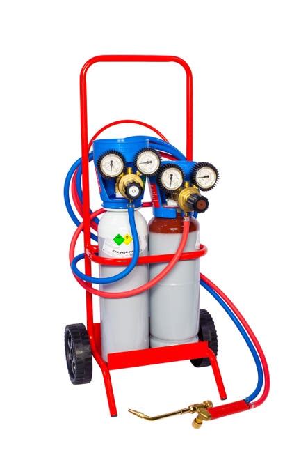 Chalumeau avec buse ø 21 mm et support. Petit Chalumeau A Main Le Roymerlin : Perel GASMT1 ...