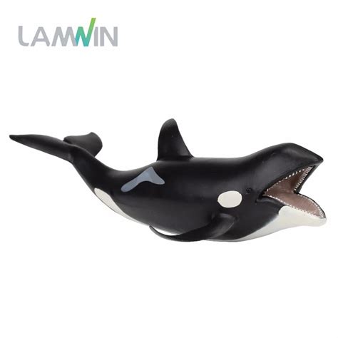 Lanwin Original Sea Life Killer Whale Simulation Animal Model Action