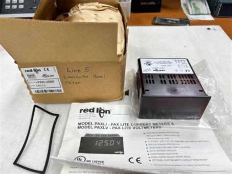 👀 New Red Lion Controls Paxlvd Dc Voltmeter Paxlvd00 Ebay