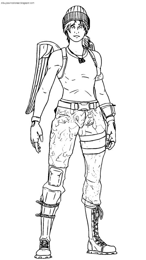 Dibujos Sin Colorear: Dibujos de Fortnite para Colorear