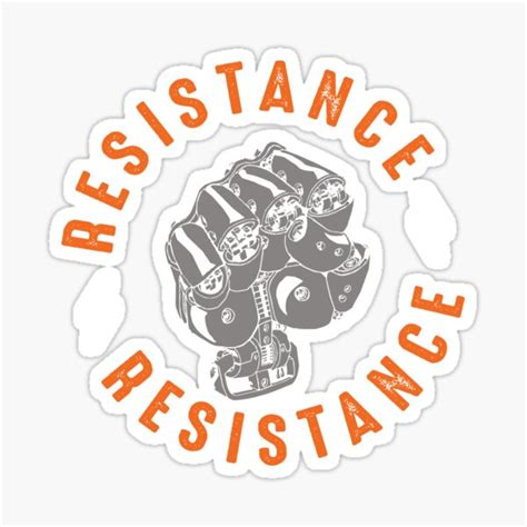 Resistance Sticker By Winfredpagay Redbubble