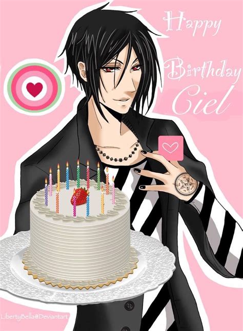 Birthday cards, holiday cards, printables, get well cards Happy Birthday Ciel! | Anime Amino