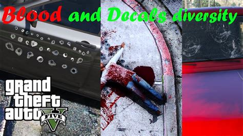 วิธีลง Mods Gta V น้ำแดงหกอีกแล้ว Blood And Decals Diversity Youtube