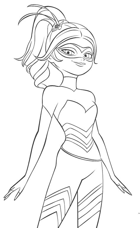 Explore more printable miraculous ladybug coloring book. Раскраска Квин Би - Раскраски Леди Баг и Супер-Кот ...