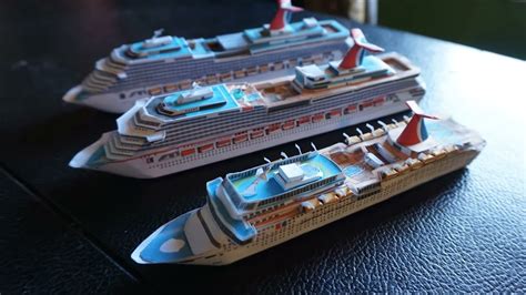 Carnival Cruise Ship Papercraft Youtube