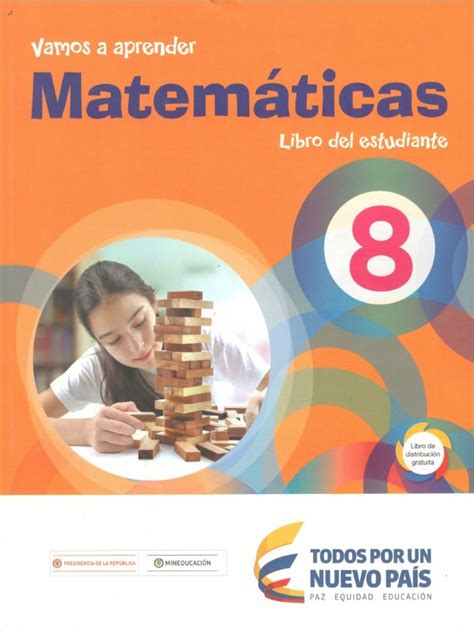 Vamos A Aprender Matematicas 8 Libro Estudiante Colombia Textbook